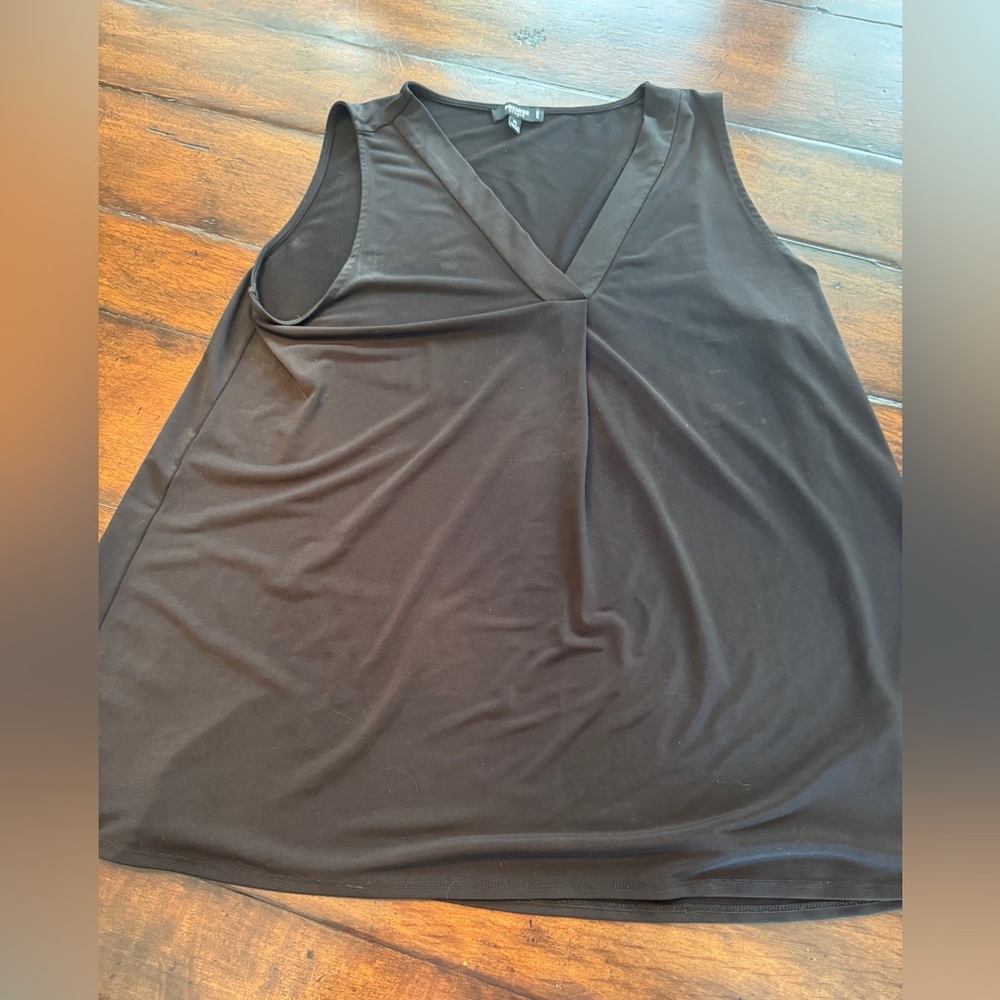 Premise Studio Elegant Black Sleeveless Top- PL